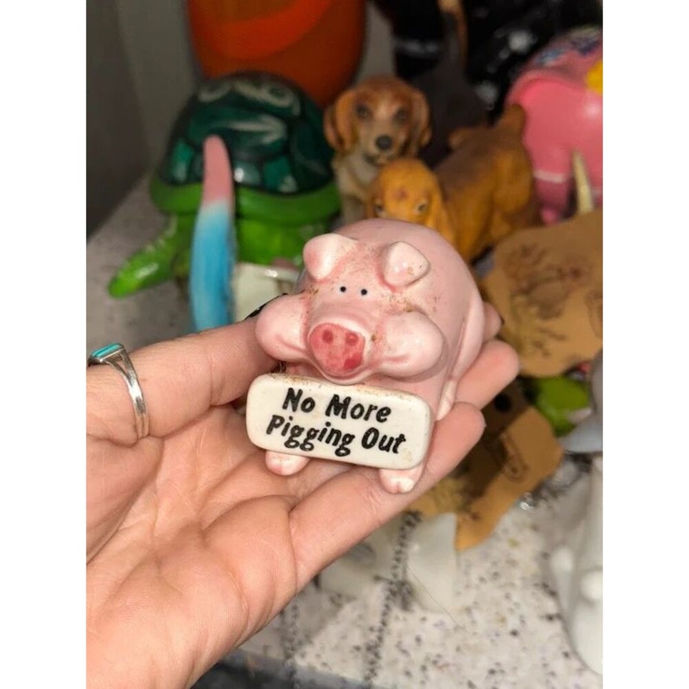 Adorable Little Piggy Figurine